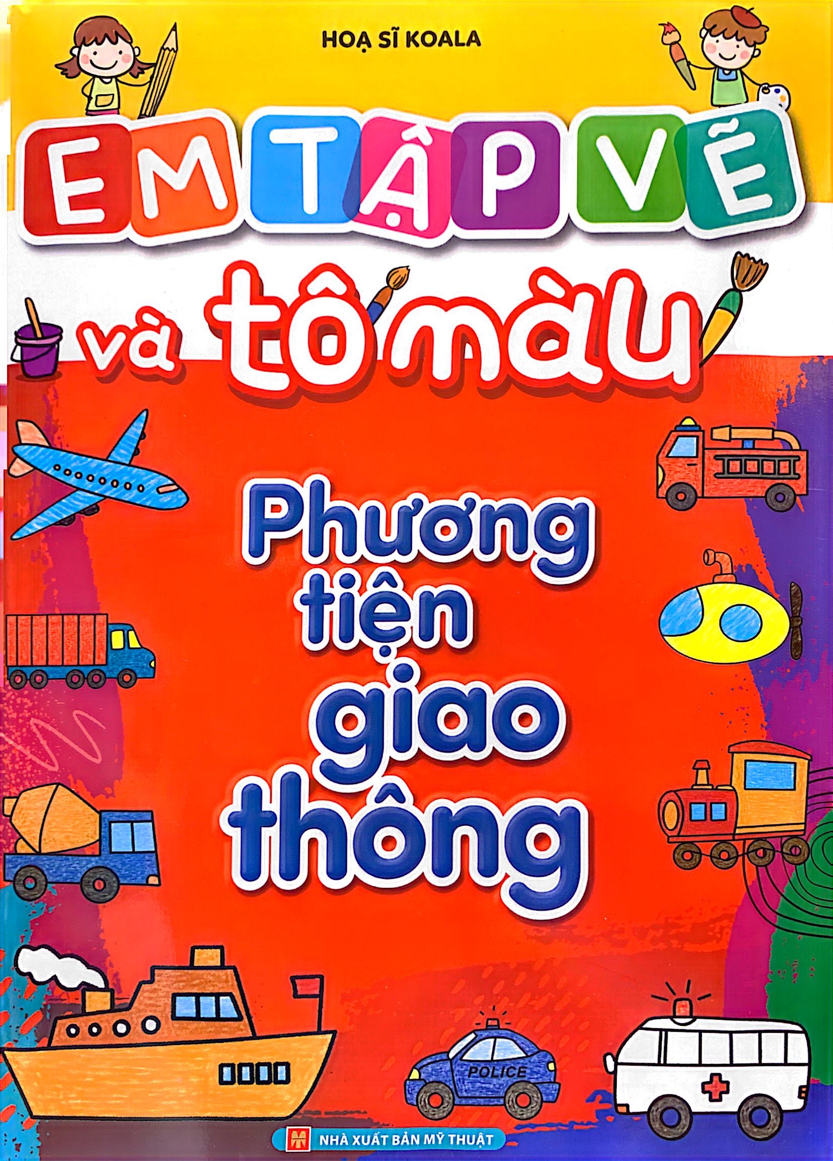 bộ sách em tập vẽ và tô màu (túi 8 cuốn) - Ảnh 4