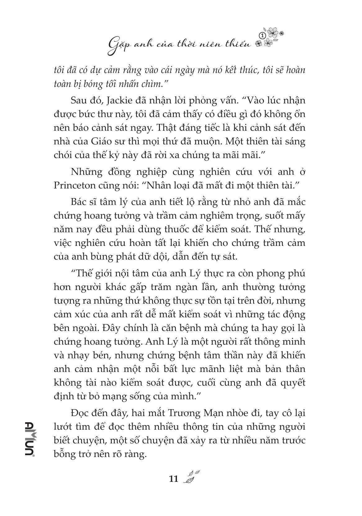 Bộ Sách Gặp Anh Của Thời Niên Thiếu - Tập 1 + Tập 2 (Bộ 2 Tập) - Bản Đặc Biệt - Tặng Kèm 2 Bookmark Bồi Cứng + 1 Postcard Chữ Ký In + 2 Postcard Nhân Vật + 1 Card PVC + 1 Standee Mica - Ảnh 38