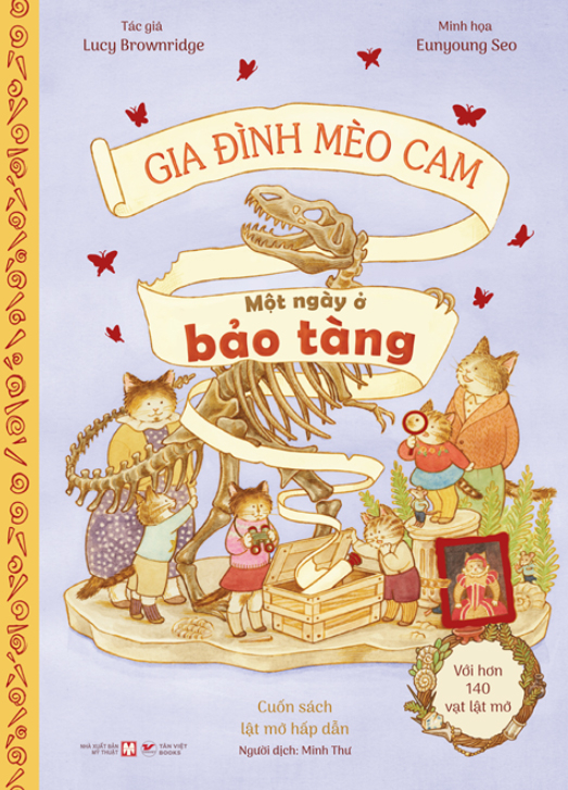 Bộ Sách Gia Đình Mèo Cam - Một Ngày Ở Bảo Tàng + Bốn Mùa Yêu Thương (Bộ 2 Cuốn) - Bìa Cứng - Ảnh 2