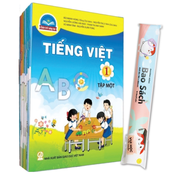 bộ sách giáo khoa bộ lớp 1 - chân trời sáng tạo - sách bài học (bộ 9 cuốn) (2023) + bao sách tp