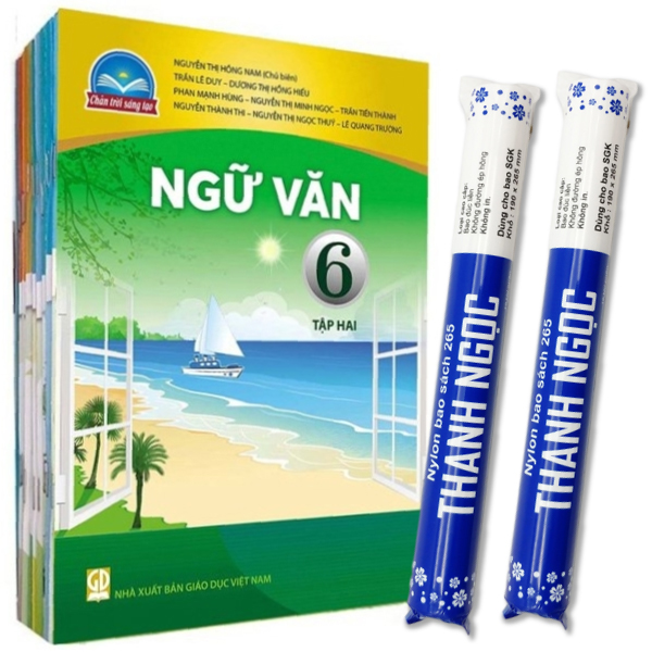 bộ sách giáo khoa bộ lớp 6 - chân trời sáng tạo - sách bài học (bộ 12 cuốn) (2023) + 2 bao sách tnt