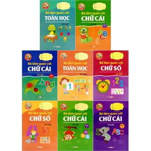 bộ sách giúp bé vững bước vào lớp 1 - dành cho bé từ 4-6 tuổi (bộ 8 cuốn) - Ảnh 2