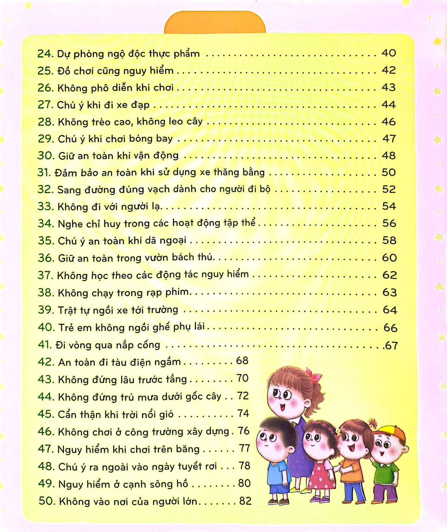 bộ sách gối đầu giường của các bậc cha mẹ - giúp con yêu trưởng thành lành mạnh - 50 kiến thức an toàn cần dạy trẻ (tái bản) - Ảnh 4