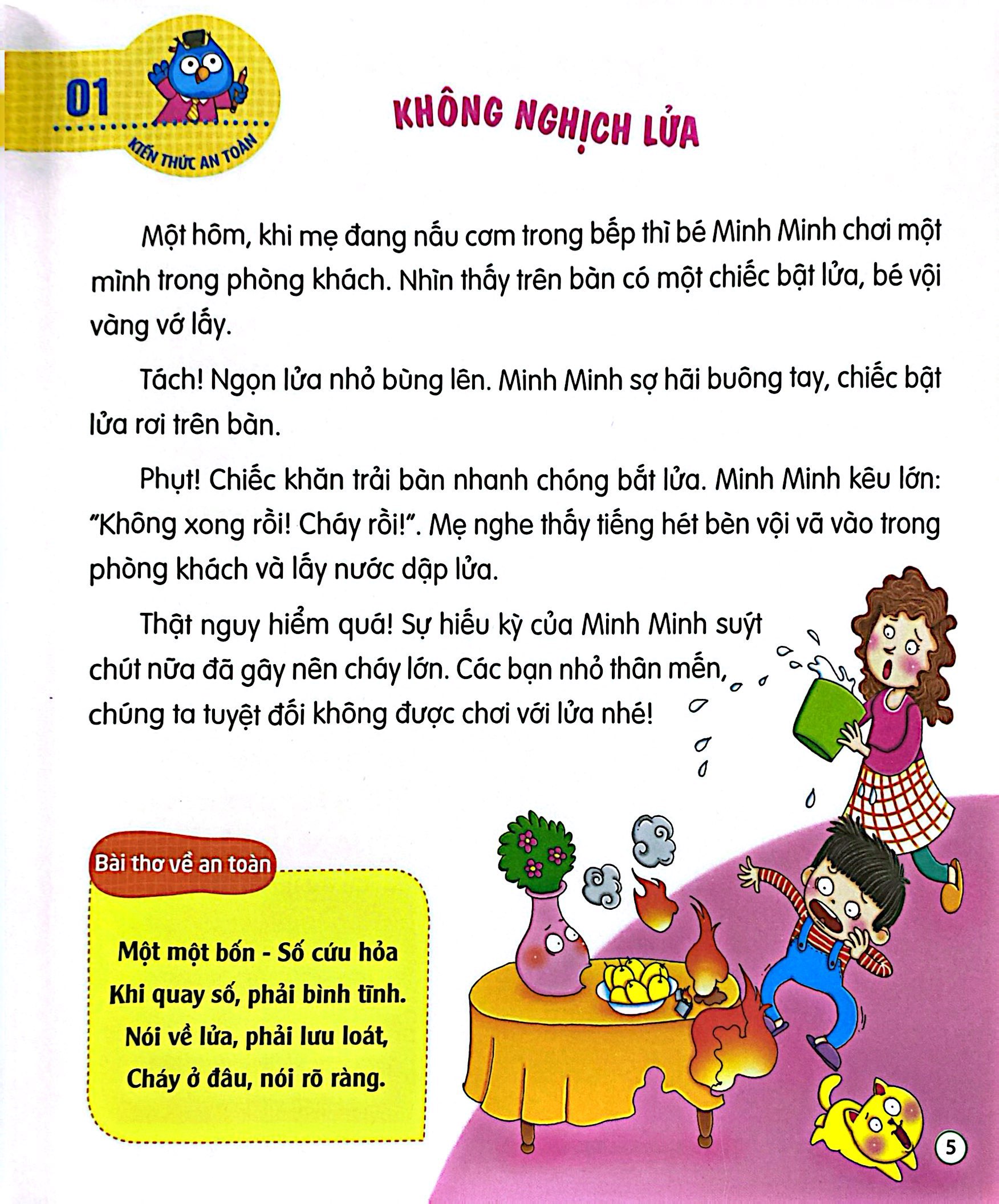 bộ sách gối đầu giường của các bậc cha mẹ - giúp con yêu trưởng thành lành mạnh - 50 kiến thức an toàn cần dạy trẻ (tái bản) - Ảnh 5