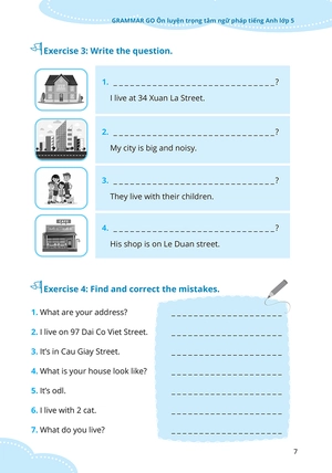 bộ sách grammar go - ôn luyện trọng tâm ngữ pháp tiếng anh tiểu học (bộ 3 cuốn) - Ảnh 8