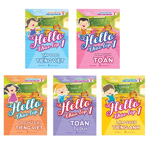 bộ sách hello chào lớp 1 (bộ 5 cuốn)