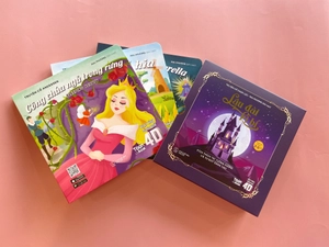 bộ sách hoạt hình song ngữ 4d - lâu đài kì bí (bộ 3 cuốn) - Ảnh 2