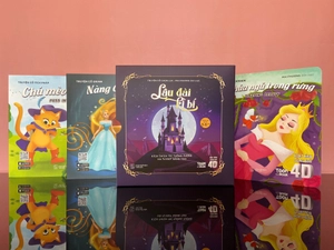 bộ sách hoạt hình song ngữ 4d - lâu đài kì bí (bộ 3 cuốn) - Ảnh 3