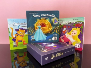 bộ sách hoạt hình song ngữ 4d - lâu đài kì bí (bộ 3 cuốn) - Ảnh 6