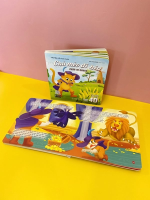 bộ sách hoạt hình song ngữ 4d - lâu đài kì bí (bộ 3 cuốn) - Ảnh 7