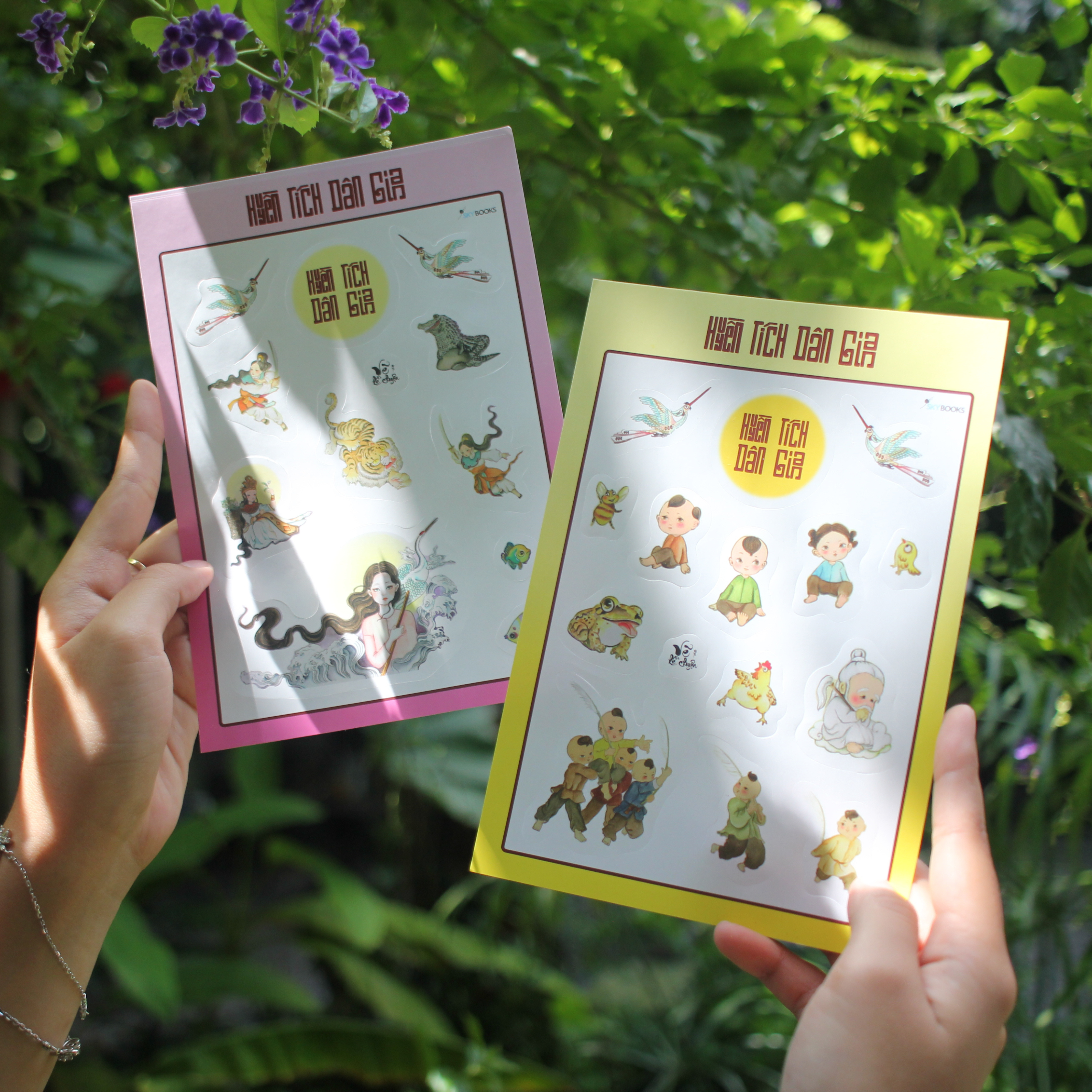 Bộ Sách Huyền Tích Dân Gian - Huyền Sử Việt + Dân Gian Kỳ Truyện (Bộ 2 Cuốn) - Bản Đặc Biệt - Tặng Kèm 2 Bookmark + 2 Sticker - Ảnh 13