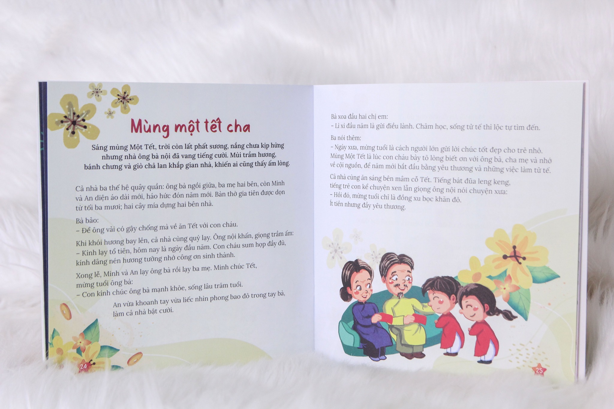 Bộ Sách Kể Chuyện Lễ Hội - Tết Mùa Của Yêu Thương + Ai Cũng Có Một Mùa Xuân Để Nhớ (Bộ 2 Cuốn) - Ảnh 5