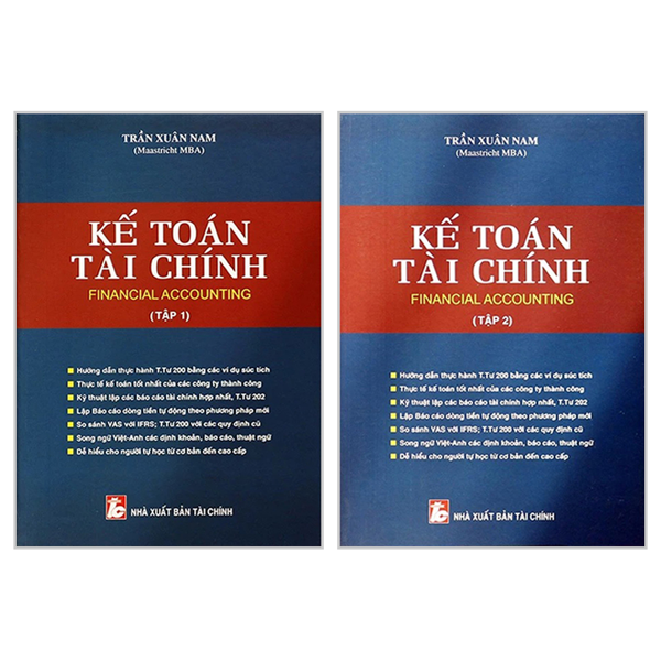 Bộ Sách Kế Toán Tài Chính - Tập 1 + Tập 2 (Bộ 2 Cuốn)