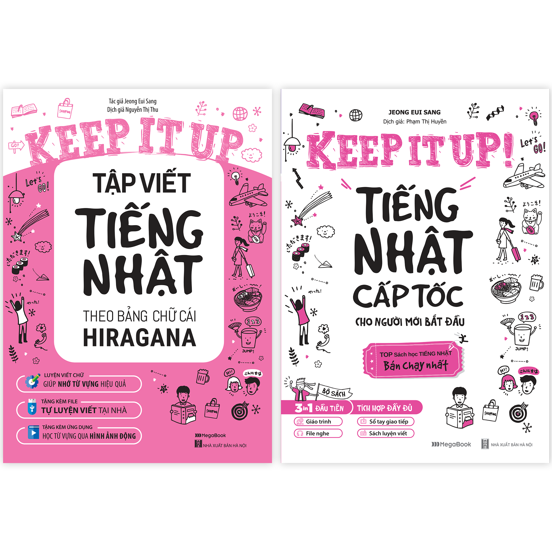 bộ sách keep it up - tiếng nhật cấp tốc cho người mới bắt đầu (bộ 2 cuốn) - Ảnh 4