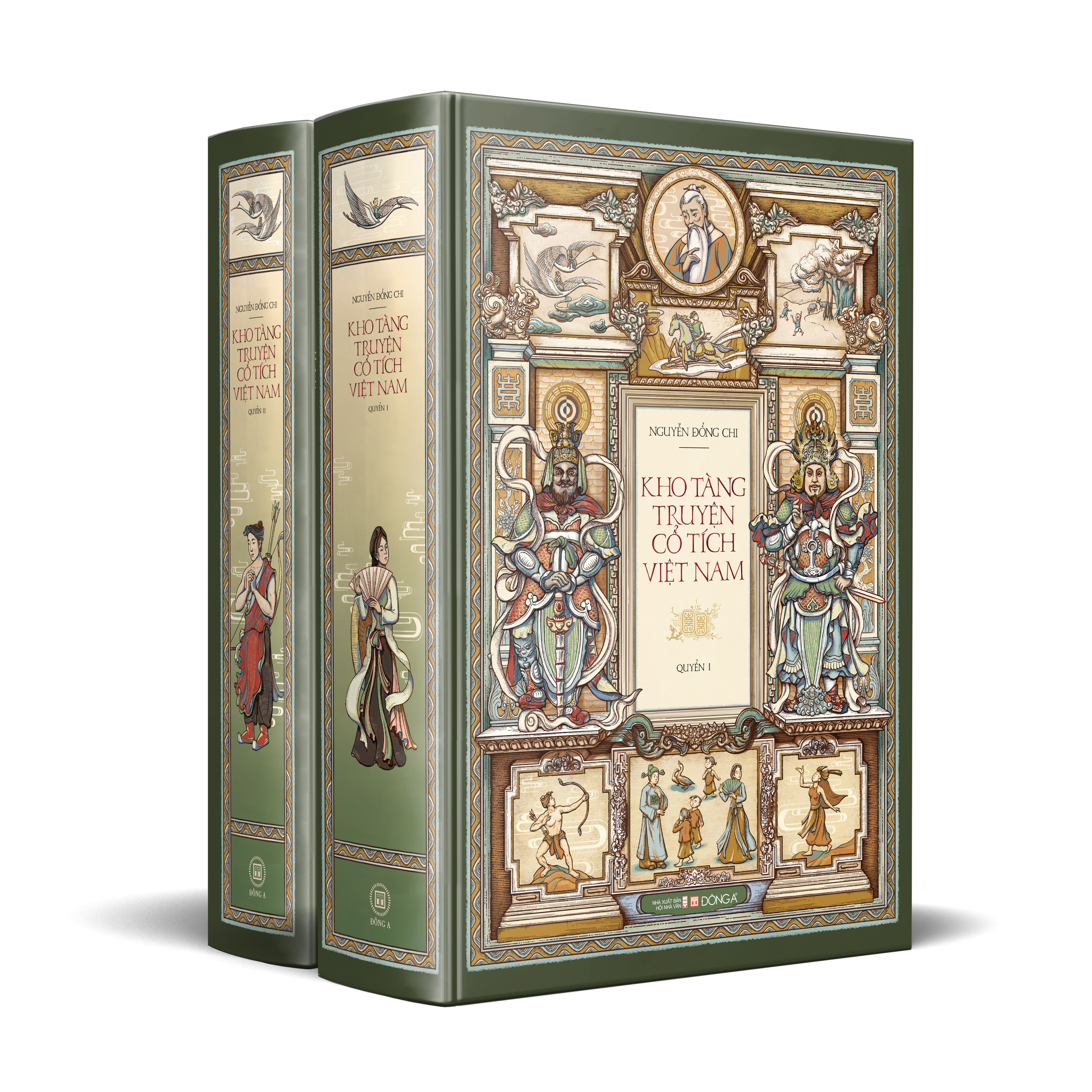 bộ sách kho tàng truyện cổ tích việt nam - quyển 1 + quyển 2 (bộ 2 quyển) - bìa cứng - Ảnh 2
