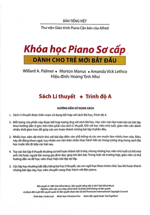 bộ sách khóa học piano sơ cấp dành cho trẻ mới bắt đầu - trình độ a (bộ 3 cuốn) - Ảnh 13