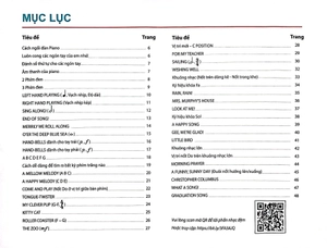 bộ sách khóa học piano sơ cấp dành cho trẻ mới bắt đầu - trình độ a (bộ 3 cuốn) - Ảnh 4