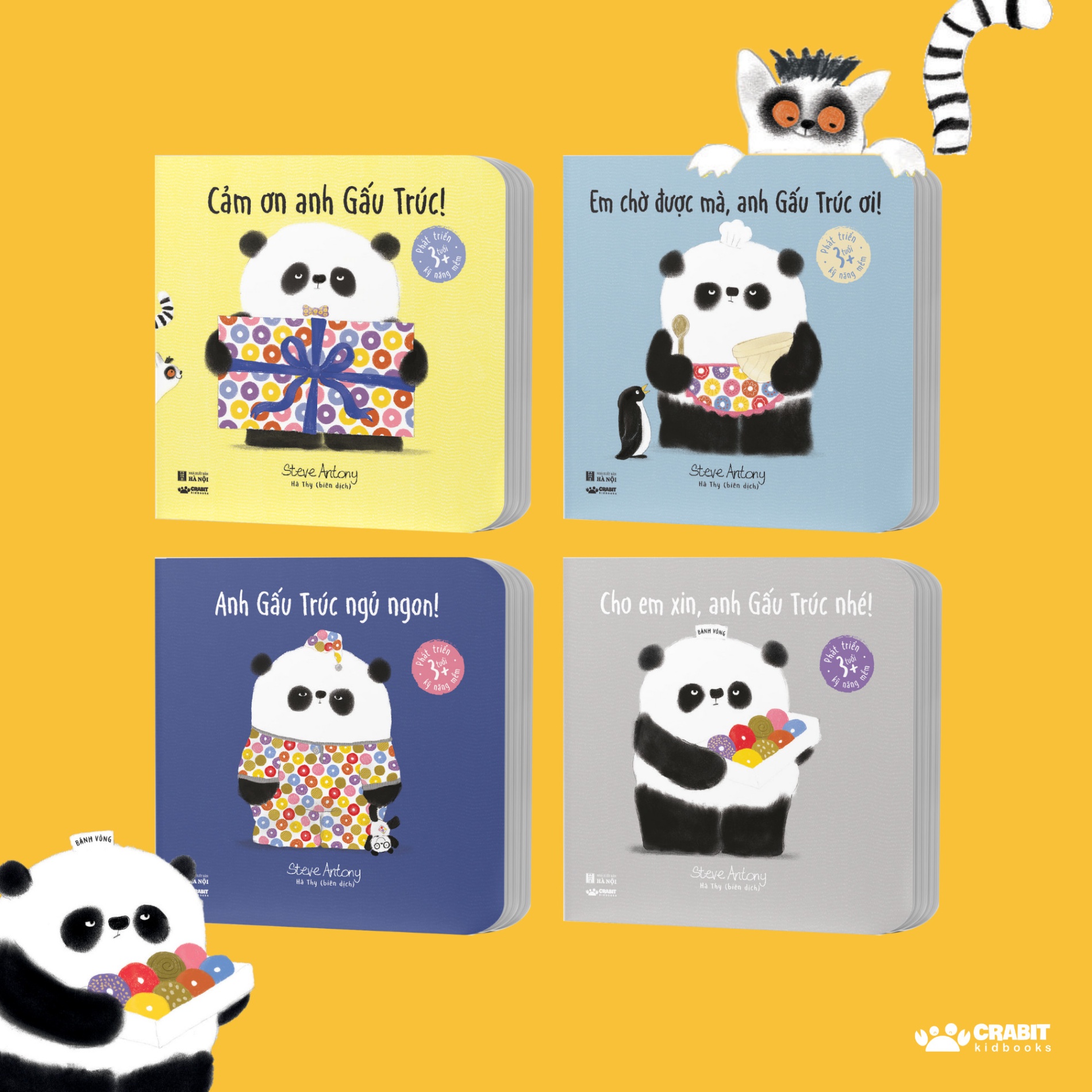 bộ sách kỹ năng mềm - anh gấu trúc - bìa cứng (bộ 4 cuốn) - Ảnh 10