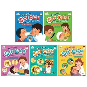 bộ sách kỹ năng sơ cứu dành cho học sinh (bộ 5 cuốn) - Ảnh 7