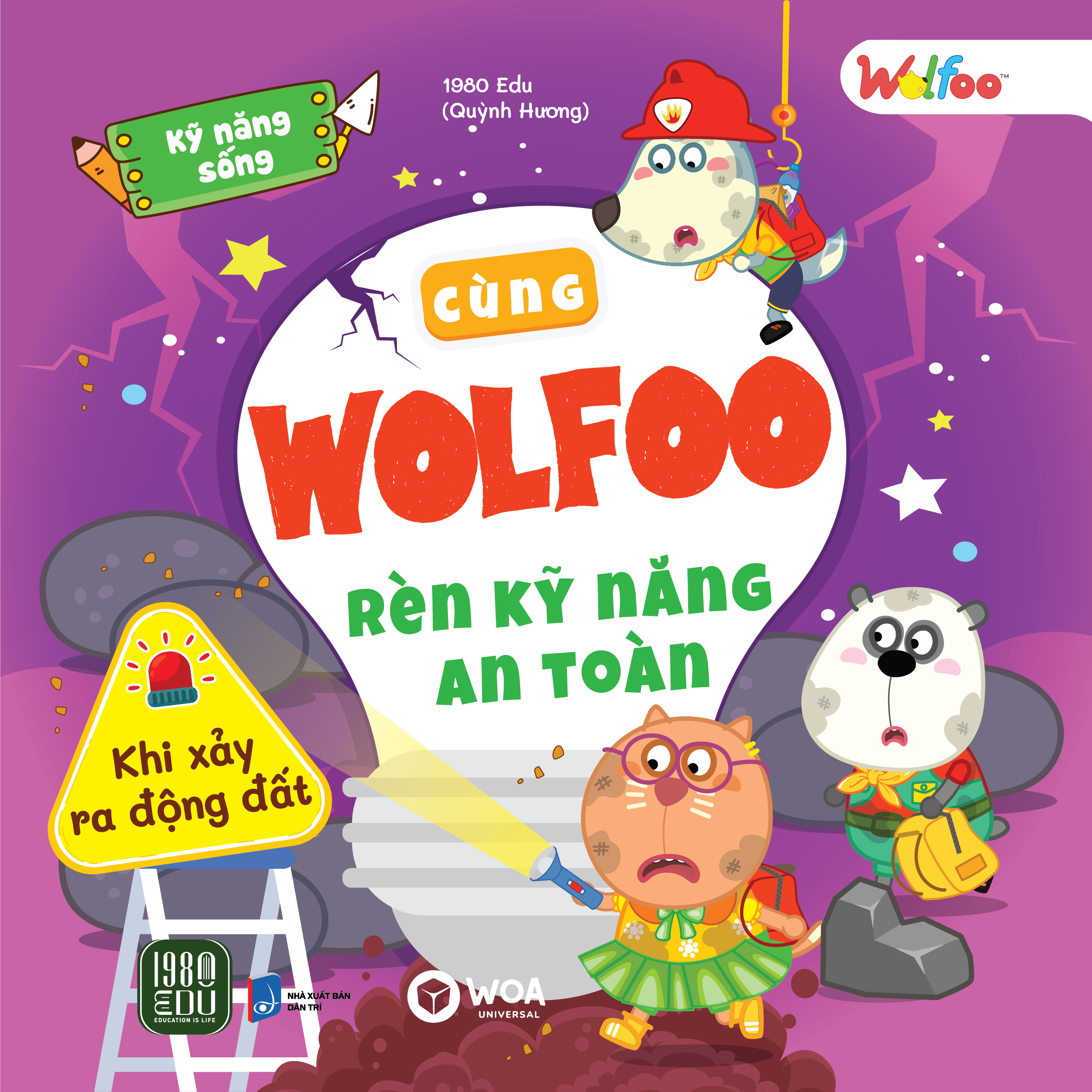 bộ sách kỹ năng sống - cùng wolfoo rèn kỹ năng an toàn (bộ 6 cuốn) - Ảnh 3