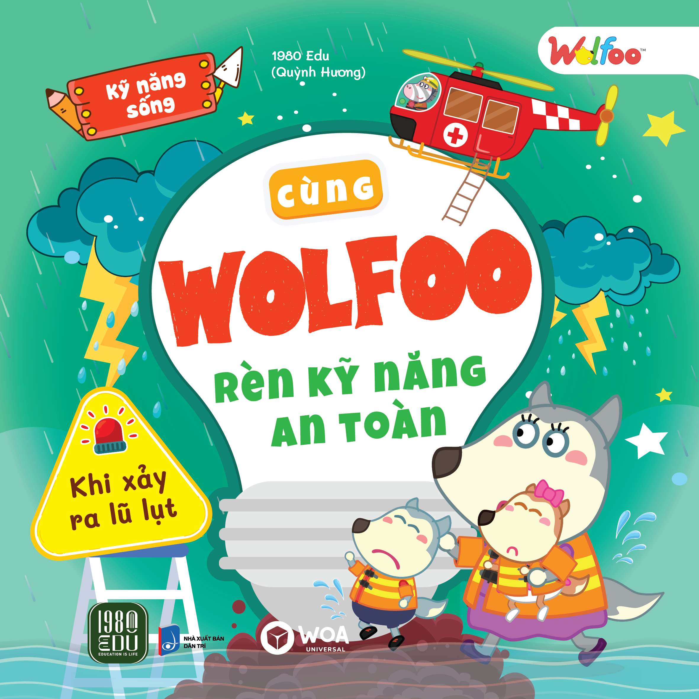 bộ sách kỹ năng sống - cùng wolfoo rèn kỹ năng an toàn (bộ 6 cuốn) - Ảnh 5