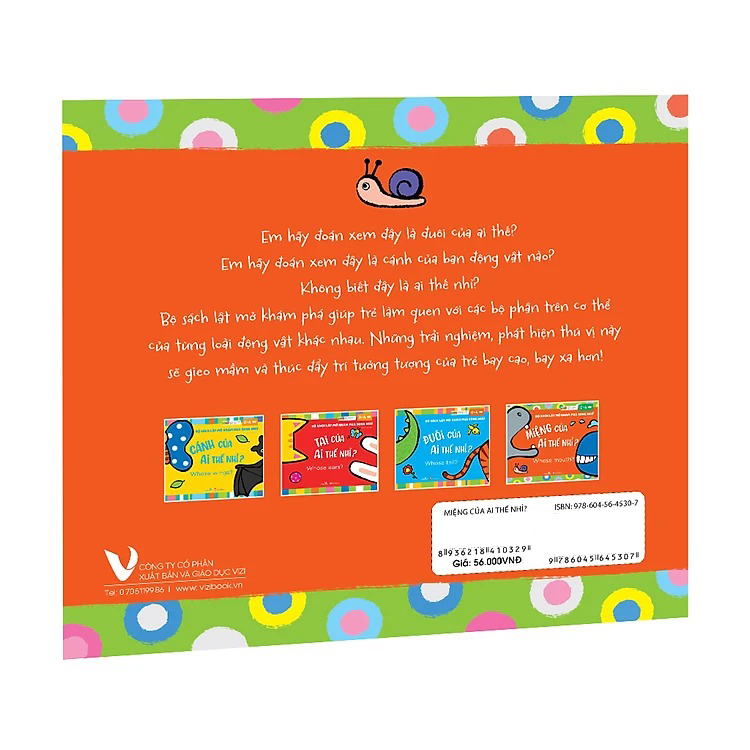 bộ sách lật mở khám phá song ngữ - miệng của ai thế nhỉ? - whose mouth? - Ảnh 5