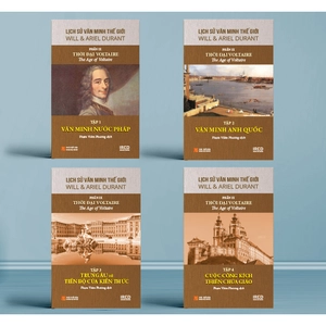 bộ sách lịch sử văn minh thế giới - phần ix - thời đại voltaire (bộ 4 cuốn) - Ảnh 4