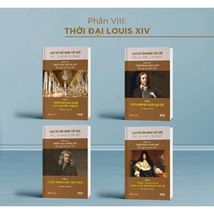 bộ sách lịch sử văn minh thế giới - phần viii - thời đại của louis xiv (bộ 4 cuốn) - Ảnh 2