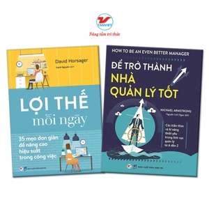 bộ sách lợi thế mỗi ngày, 35 mẹo đơn giản để nâng cao hiệu suất trong công việc + để trở thành nhà quản lý tốt (bộ 2 cuốn) - Ảnh 4