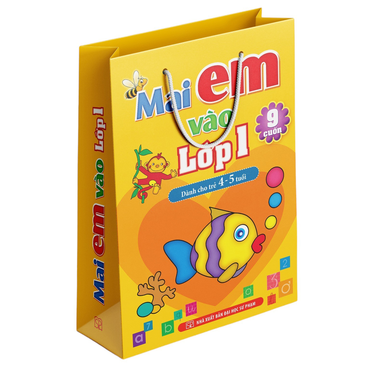 bộ sách mai em vào lớp 1 - dành cho trẻ 4-5 tuổi (túi 9 cuốn) (tái bản 2024) - Ảnh 3