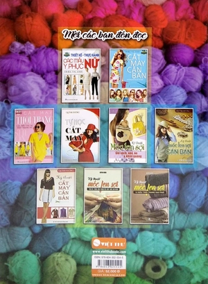 bộ sách móc len sợi: 15 mẫu thời trang dạo phố + tấm lót, thảm, hoa trang trí, giày, nón, giỏ xách,… (bộ 2 cuốn) - Ảnh 7