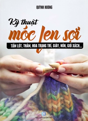 bộ sách móc len sợi 15 mẫu thời trang + móc len sợi tấm lót, thảm (bộ 2 cuốn) - Ảnh 2