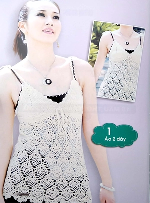 bộ sách móc len sợi 15 mẫu thời trang + móc len sợi tấm lót, thảm (bộ 2 cuốn) - Ảnh 6