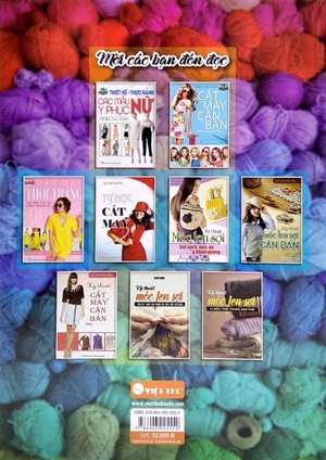 bộ sách móc len sợi: thời trang hè thu + thời trang xuân hè + 15 mẫu thời trang + móc len sợi tấm lót, thảm, hoa trang trí, giày, nón, giỏ xách,… (bộ 4 cuốn) - Ảnh 9