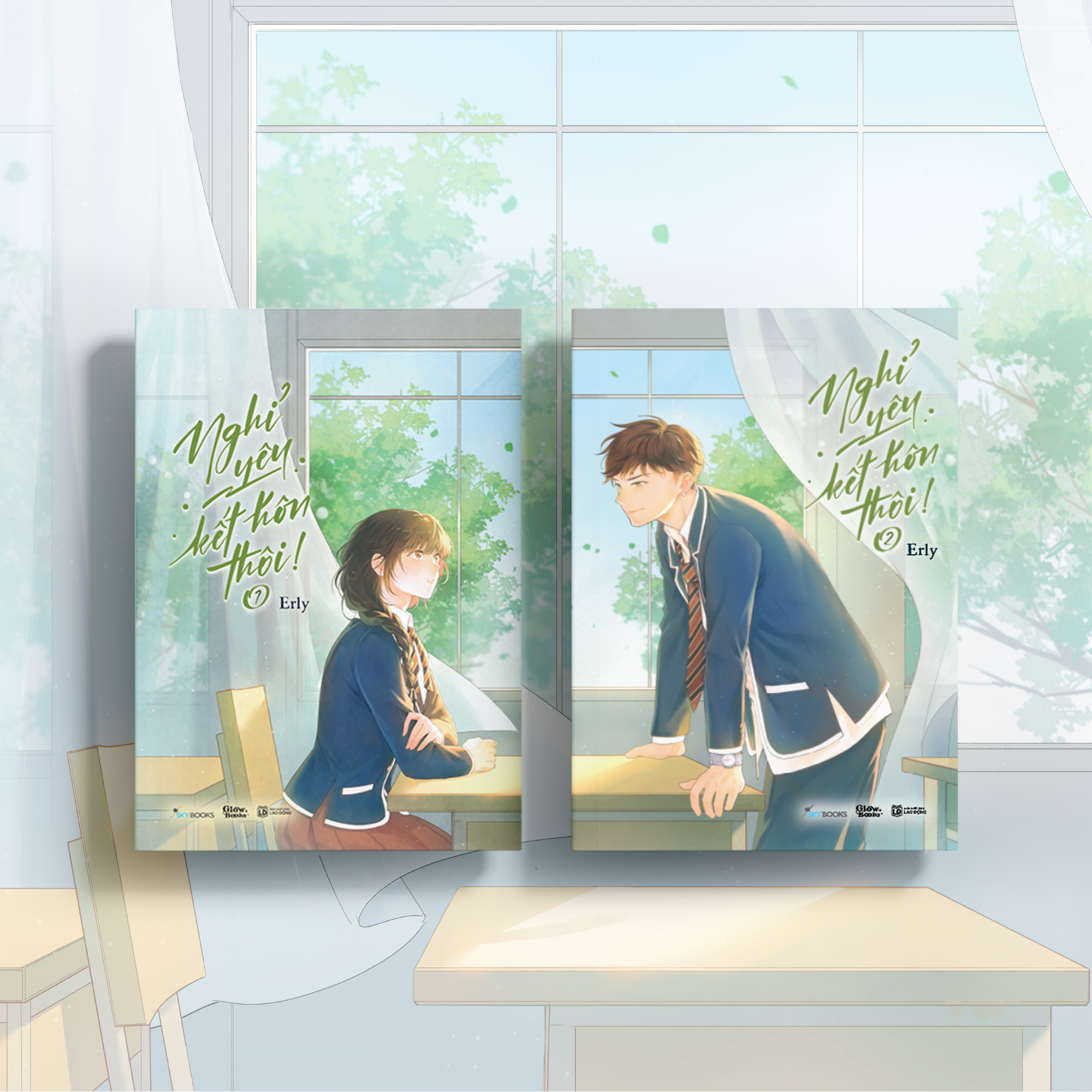 Bộ Sách Nghỉ Yêu, Kết Hôn Thôi! - Tập 1 + Tập 2 (Bộ 2 Tập) - Bản Đặc Biệt - Tặng Kèm 2 Bookmark + 2 Postcard Bồi Cứng - Ảnh 3