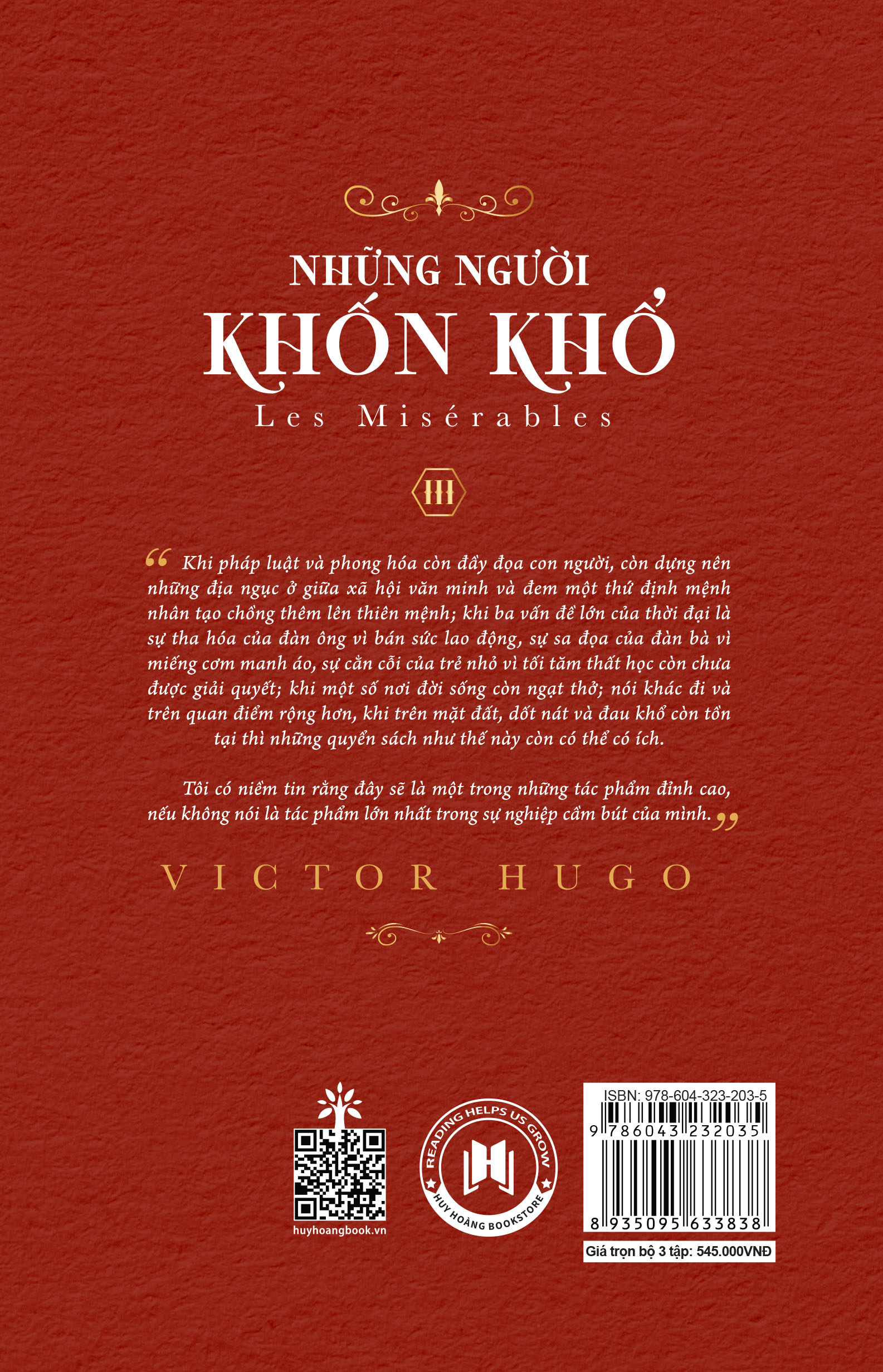 bộ sách những người khốn khổ (bộ 3 cuốn) (tái bản 2024) - Ảnh 7