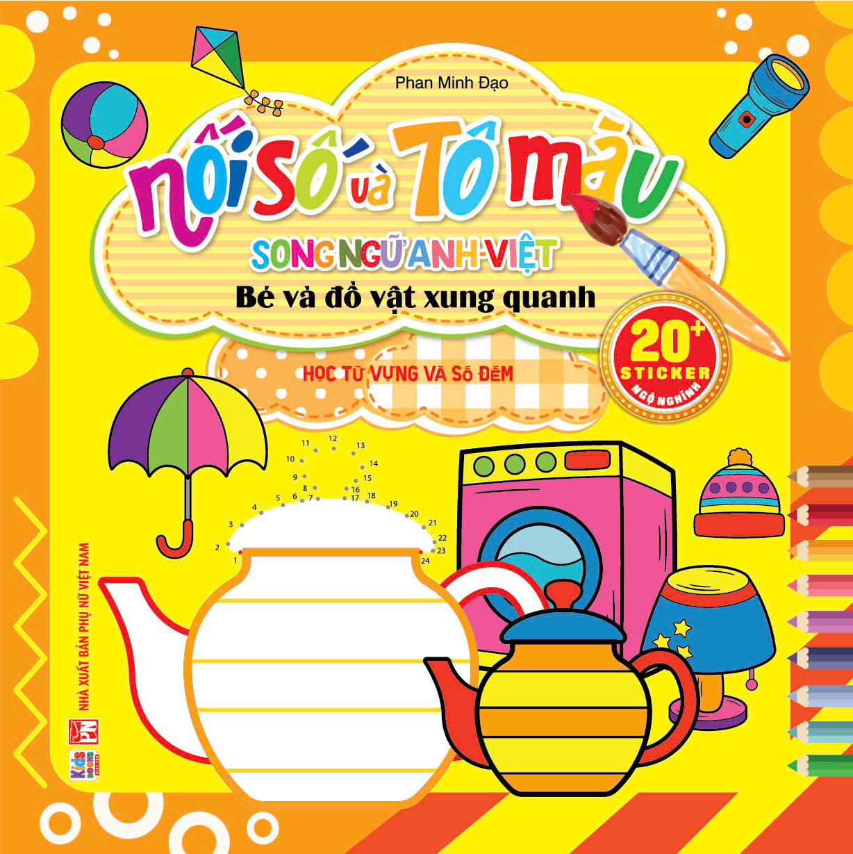 Bộ Sách Nối Số Và Tô Màu - Học Từ Vựng Số Đếm (Bộ 4 Cuốn) - Ảnh 3