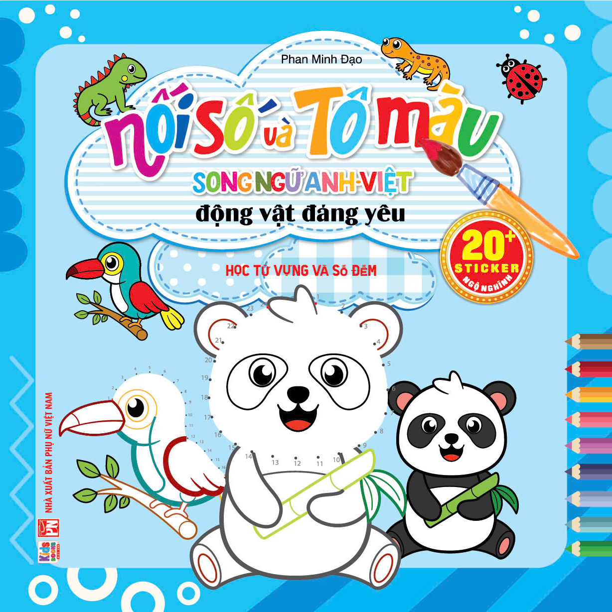 Bộ Sách Nối Số Và Tô Màu - Học Từ Vựng Số Đếm (Bộ 4 Cuốn) - Ảnh 4