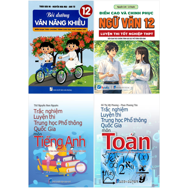 Bộ Sách Ôn Luyện Thi Tốt Nghiệp Trung Học Phổ Thông Ngữ Văn-Toán-Tiếng Anh (Bộ 5 Cuốn) - Ảnh 7