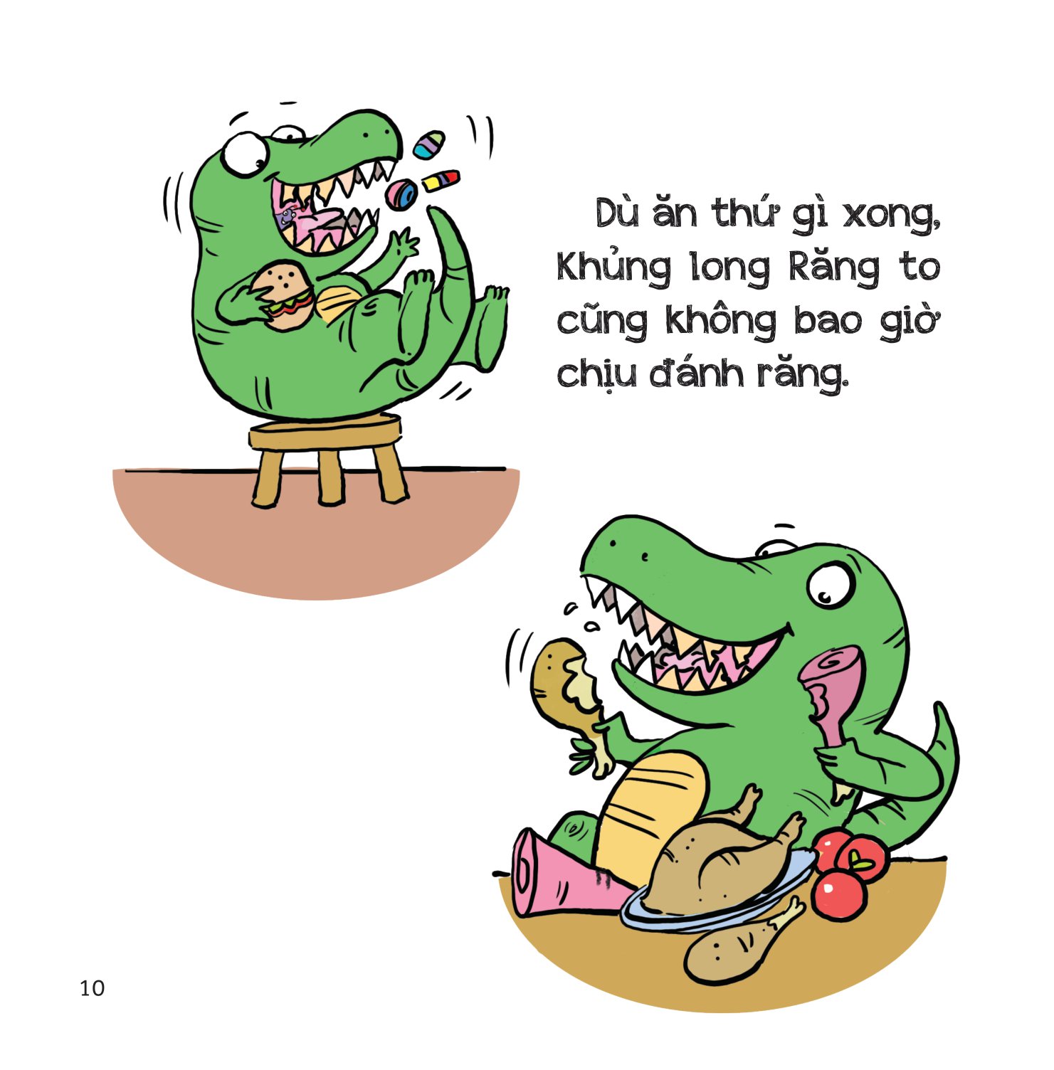 bộ sách phát triển iq - eq đầu đời cho bé - bé vệ sinh răng miệng - răng ai đẹp nhất? - Ảnh 11