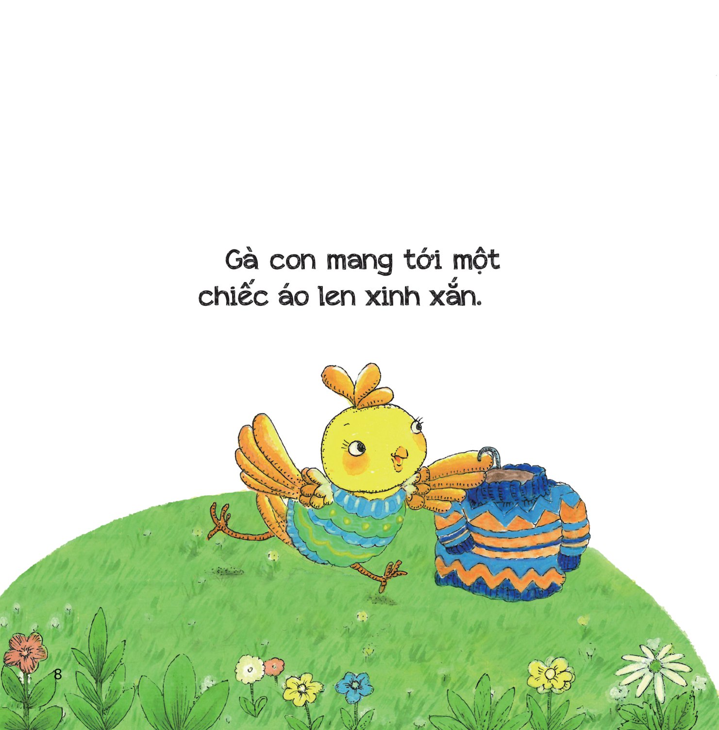 bộ sách phát triển iq - eq đầu đời cho bé - biết quý trọng tình bạn - nhím con mặc áo - Ảnh 9