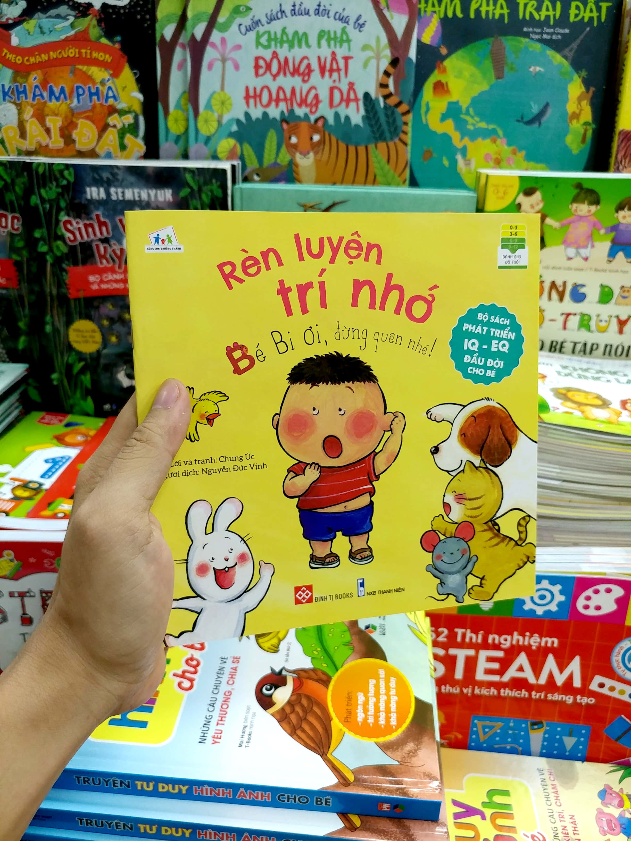 bộ sách phát triển iq - eq đầu đời cho bé - rèn luyện trí nhớ - bé bi ơi, đừng quên nhé! - Ảnh 7