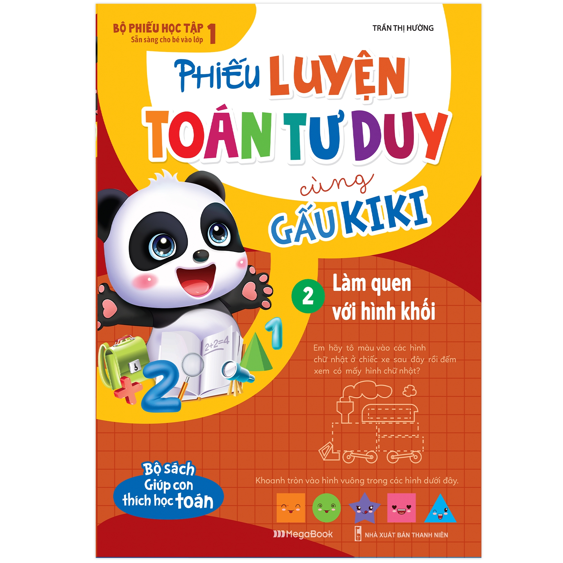 bộ sách phiếu luyện toán tư duy cùng gấu kiki (bộ 5 cuốn) - Ảnh 4
