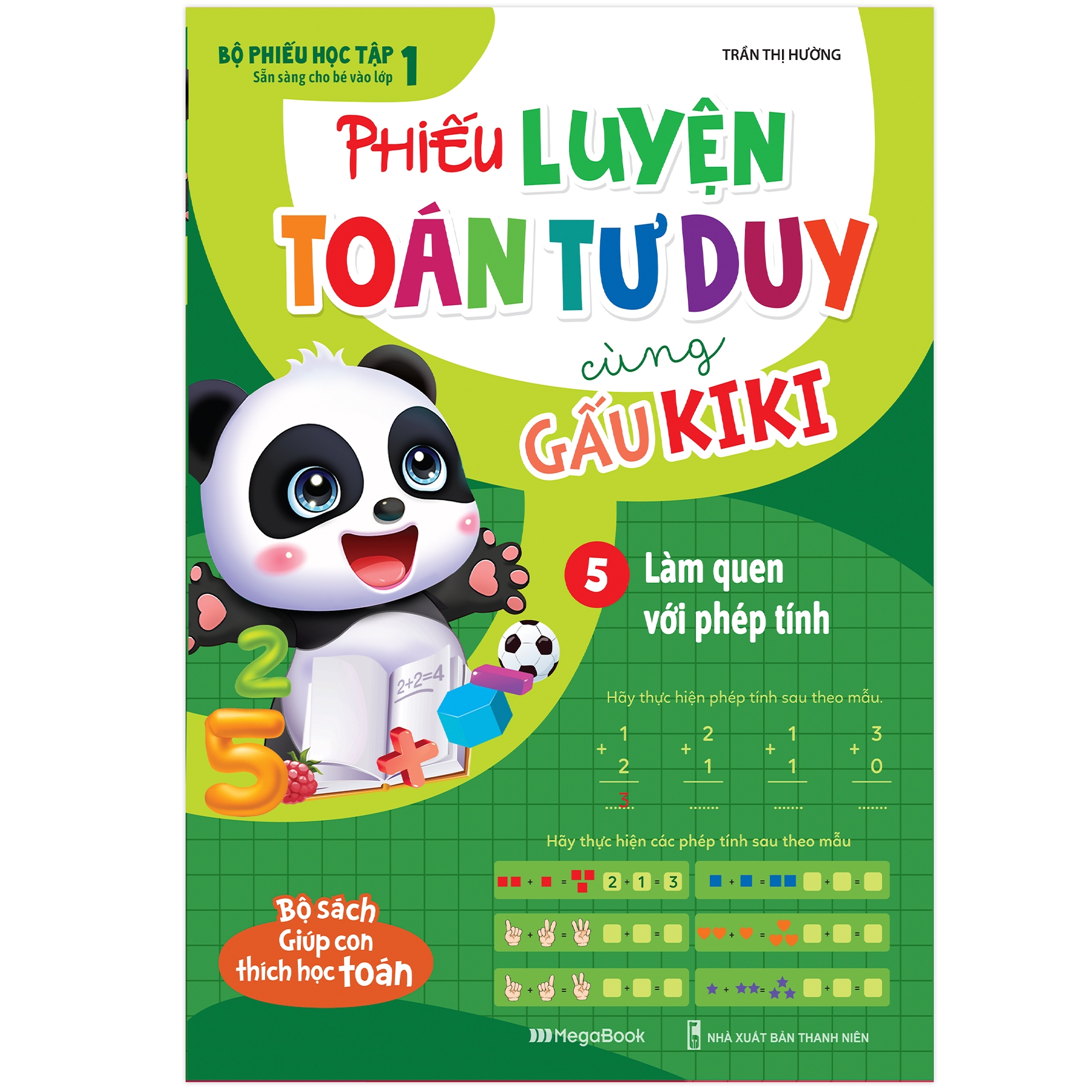 bộ sách phiếu luyện toán tư duy cùng gấu kiki (bộ 5 cuốn) - Ảnh 6