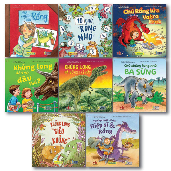 Bộ Sách Pixi Biết Tuốt - Khủng Long Và Rồng Của Pixi (Bộ 8 Cuốn)