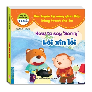 bộ sách rèn luyện kỹ năng giao tiếp bằng tranh cho bé 0 - 6 tuổi (song ngữ anh việt) (bộ 8 cuốn) - Ảnh 3