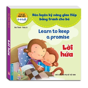 bộ sách rèn luyện kỹ năng giao tiếp bằng tranh cho bé 0 - 6 tuổi (song ngữ anh việt) (bộ 8 cuốn) - Ảnh 8