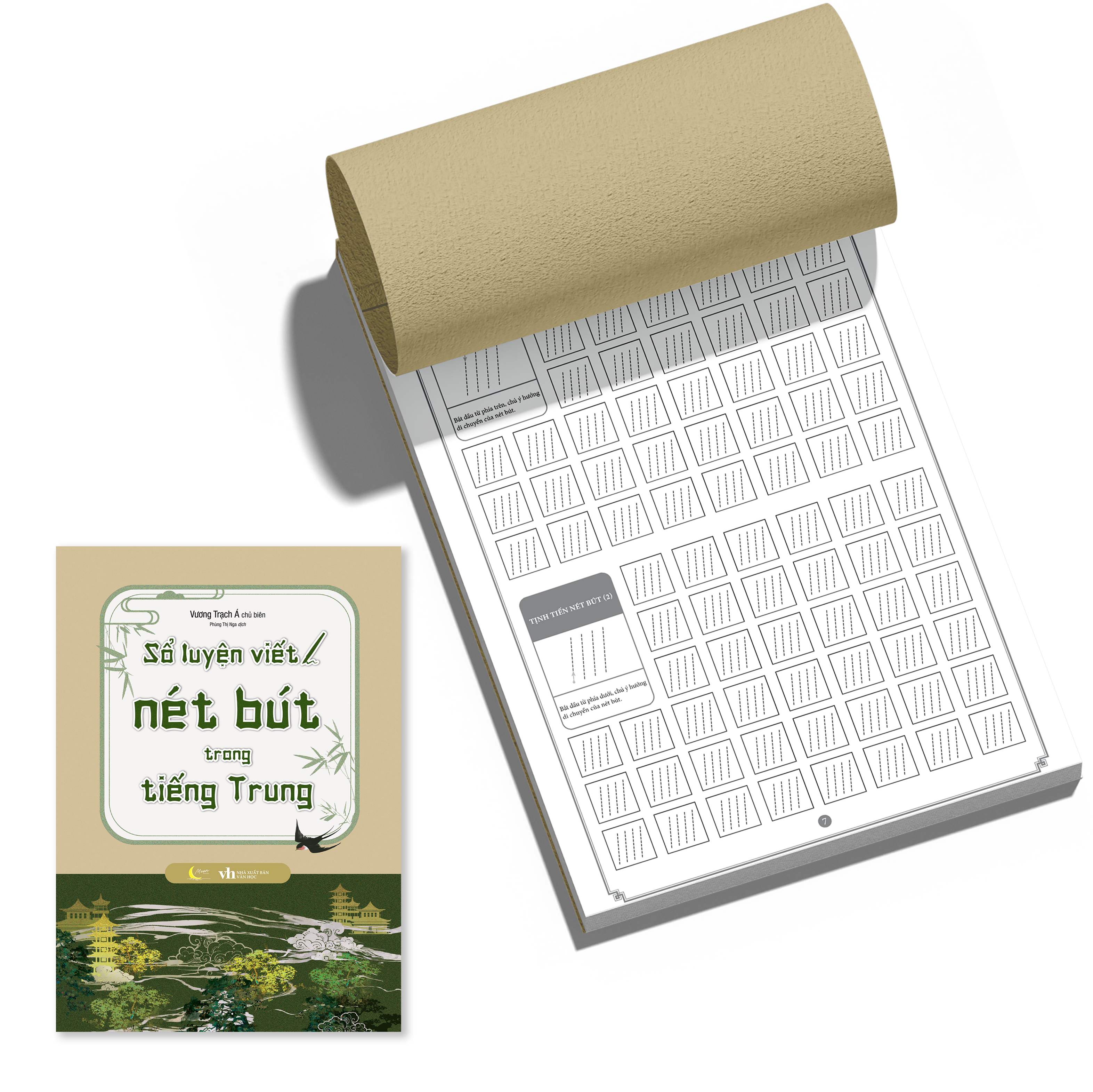 Bộ Sách Sổ Luyện Viết Trong Tiếng Trung - Bộ Thủ + Nét Chữ + Nét Bút (Bộ 3 Cuốn) - Ảnh 4