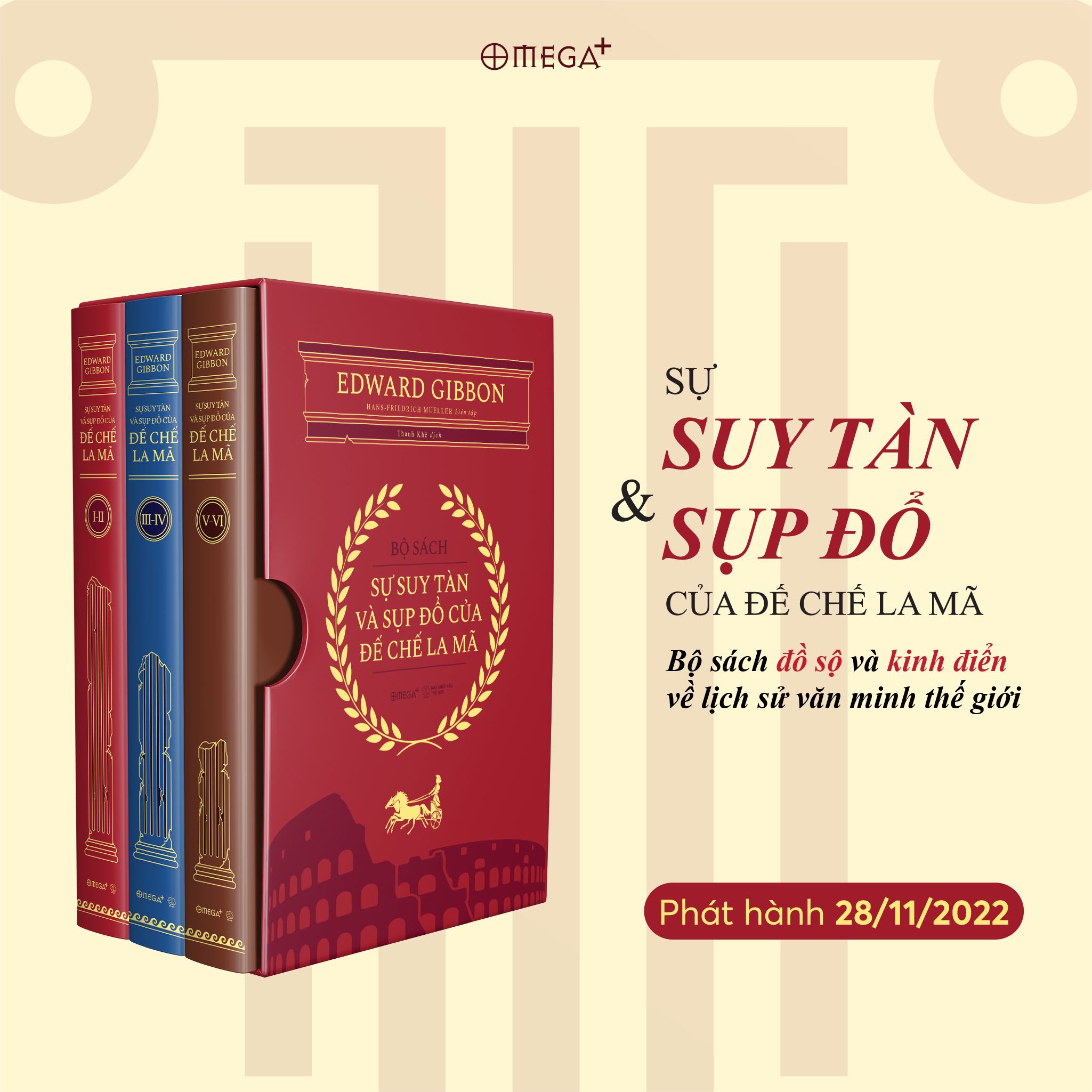 bộ sách sự suy tàn và sụp đổ của đế chế la mã (bộ 3 cuốn) - Ảnh 5