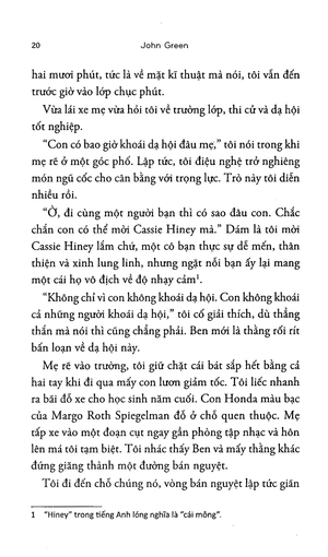 bộ sách tác giả john green: đi tìm alaska + những thành phố giấy + khi lỗi thuộc về những vì sao (bộ 3 cuốn) - Ảnh 15